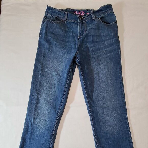 The Children’s Place Skinny Jeans Size 12 Dark Wash Denim Stretch Youth Pants - Picture 3 of 8